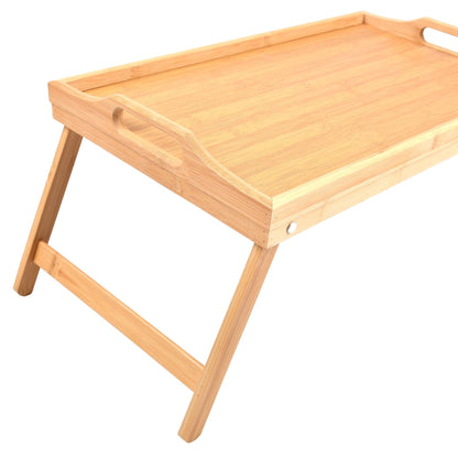 Snídaňový stůl z bambusu 50x30x24,5 cm (4713)
