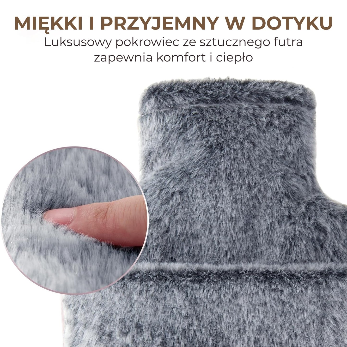 Gumový termofor s měkkým obalem, 2 l (94450001)