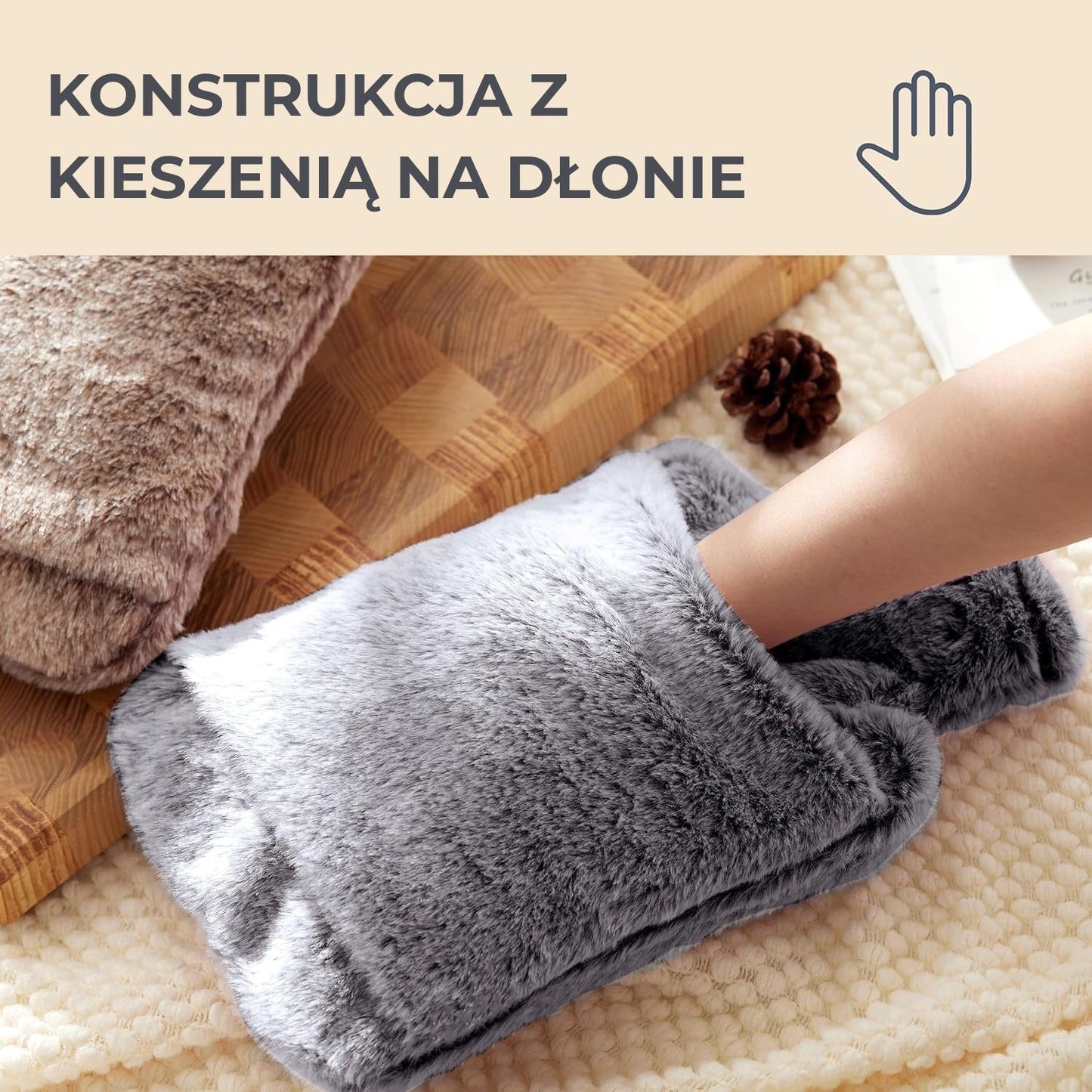 Gumový termofor s měkkým obalem, 2 l (94450001)