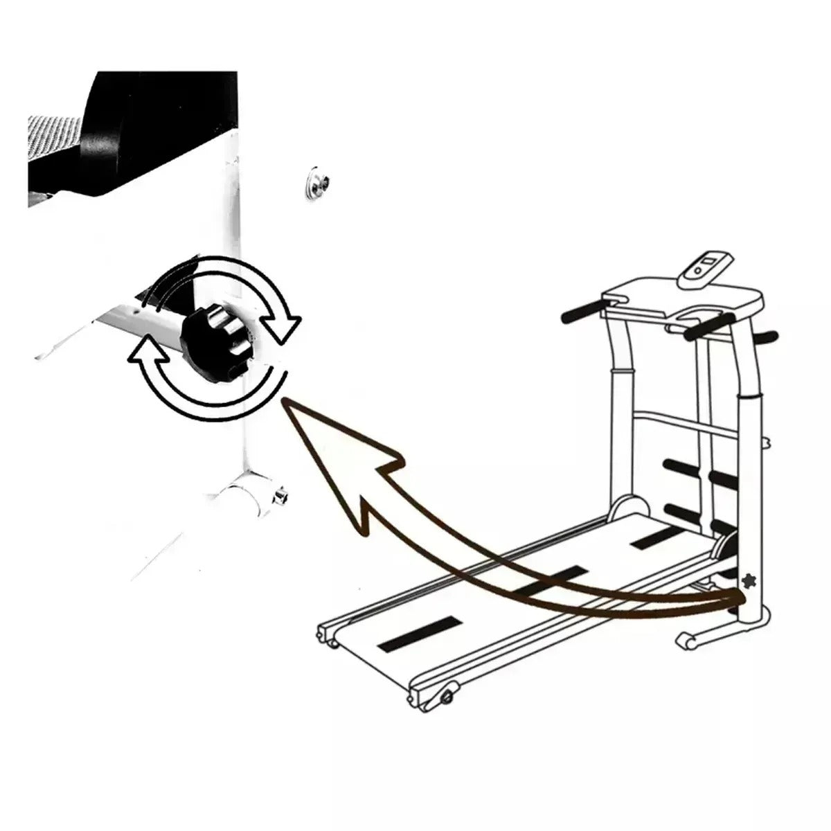 Vícefunkční mechanický domácí běžecký pás (92600001)