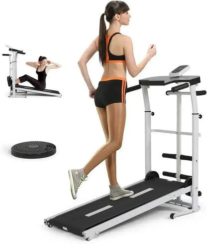 Vícefunkční mechanický domácí běžecký pás (92600001)