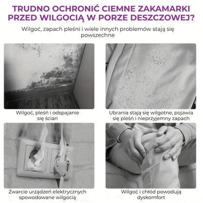 Závěsný pohlcovač vlhkosti do skříně, 10 ks (94440001)