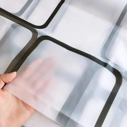 Závěs do sprchy 200x240 s 12 háčky (8431)