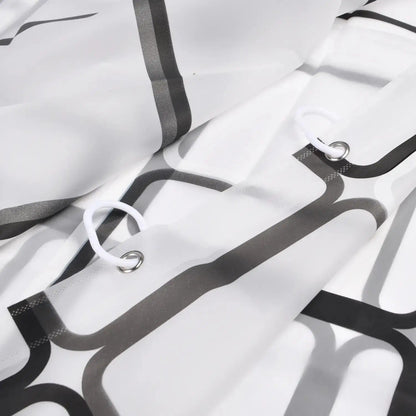 Závěs do sprchy 200x240 s 12 háčky (8431)