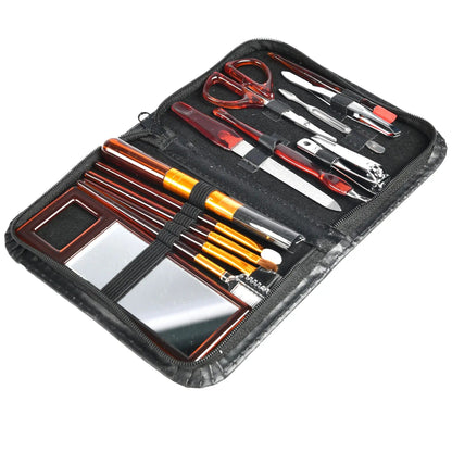 Sada na manikúru a pedikúru 13 kusů v pouzdře (C026)