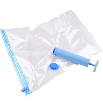 Vakuové pytle 10 ks s pumpou - Univerzální a pohodlné (5893)